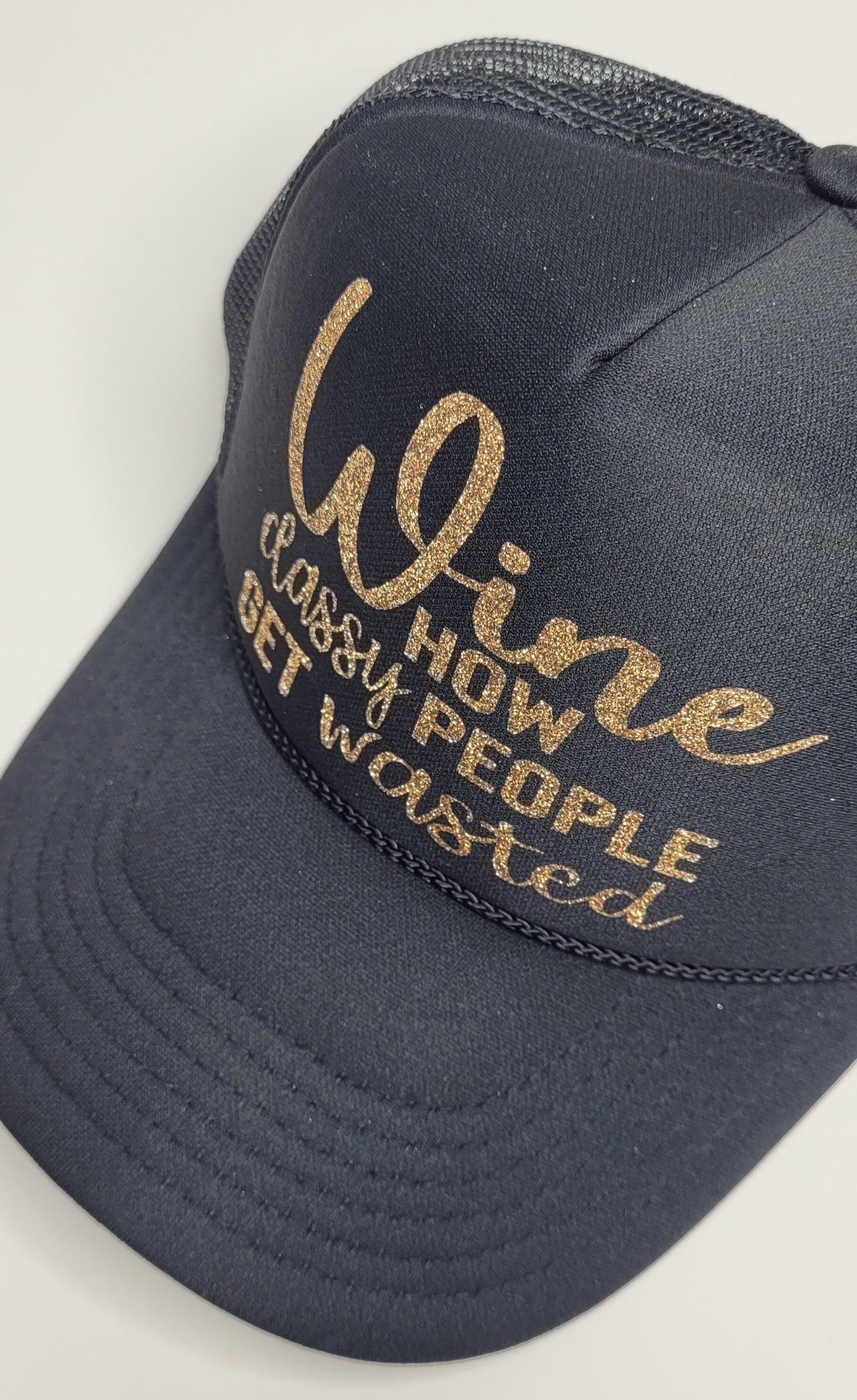 Classy Wine Girl Trucker Hat