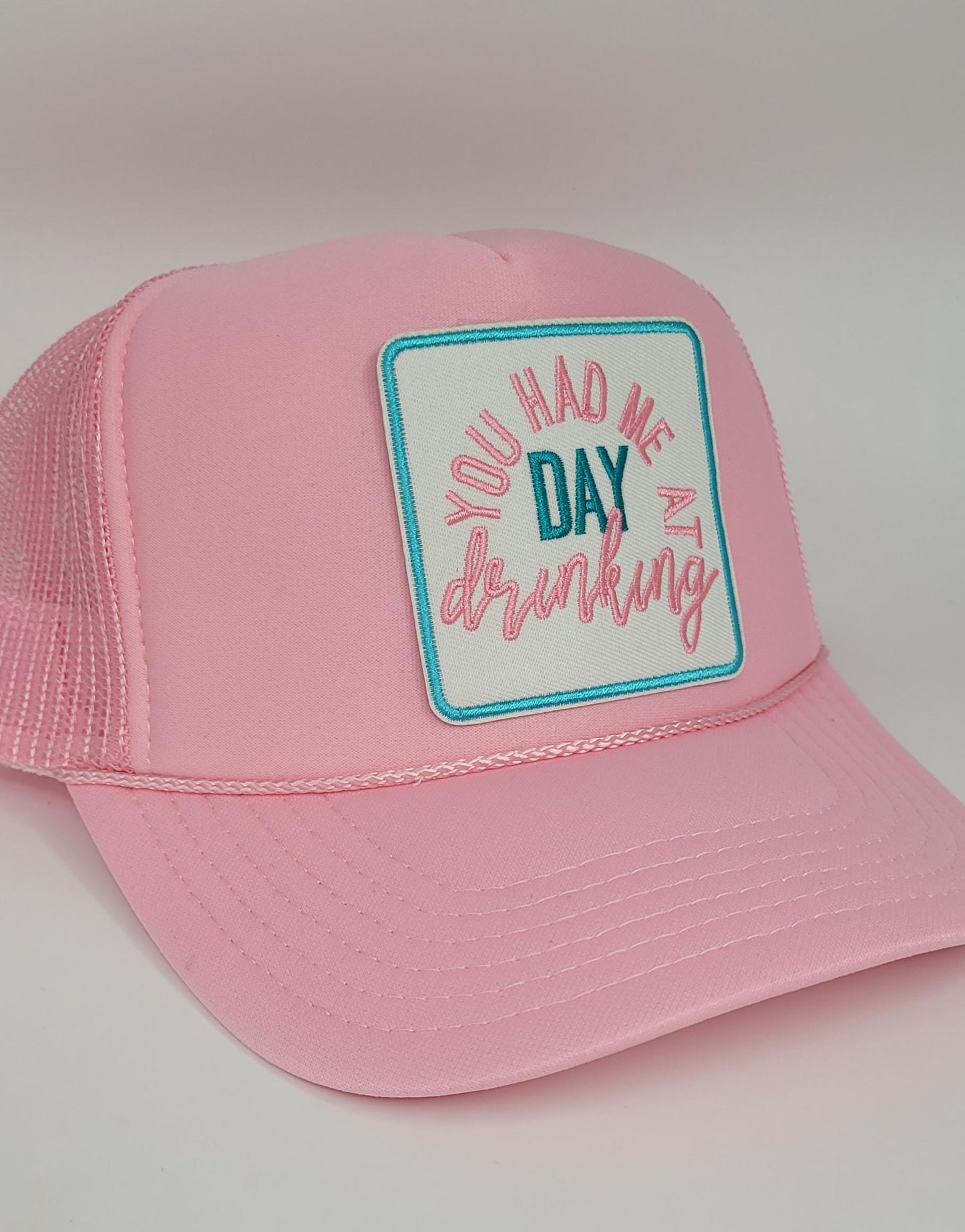 You Had Me at Day Drinking funny Trucker Hat | Humorous Spring Break or Summer Day Drinking Hat