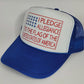 I Pledge Allegiance Hat – USA Patriotic Trucker Hat – 4th of July Hat – American Flag Mesh Hat – Red White Blue Hat – Freedom Hat