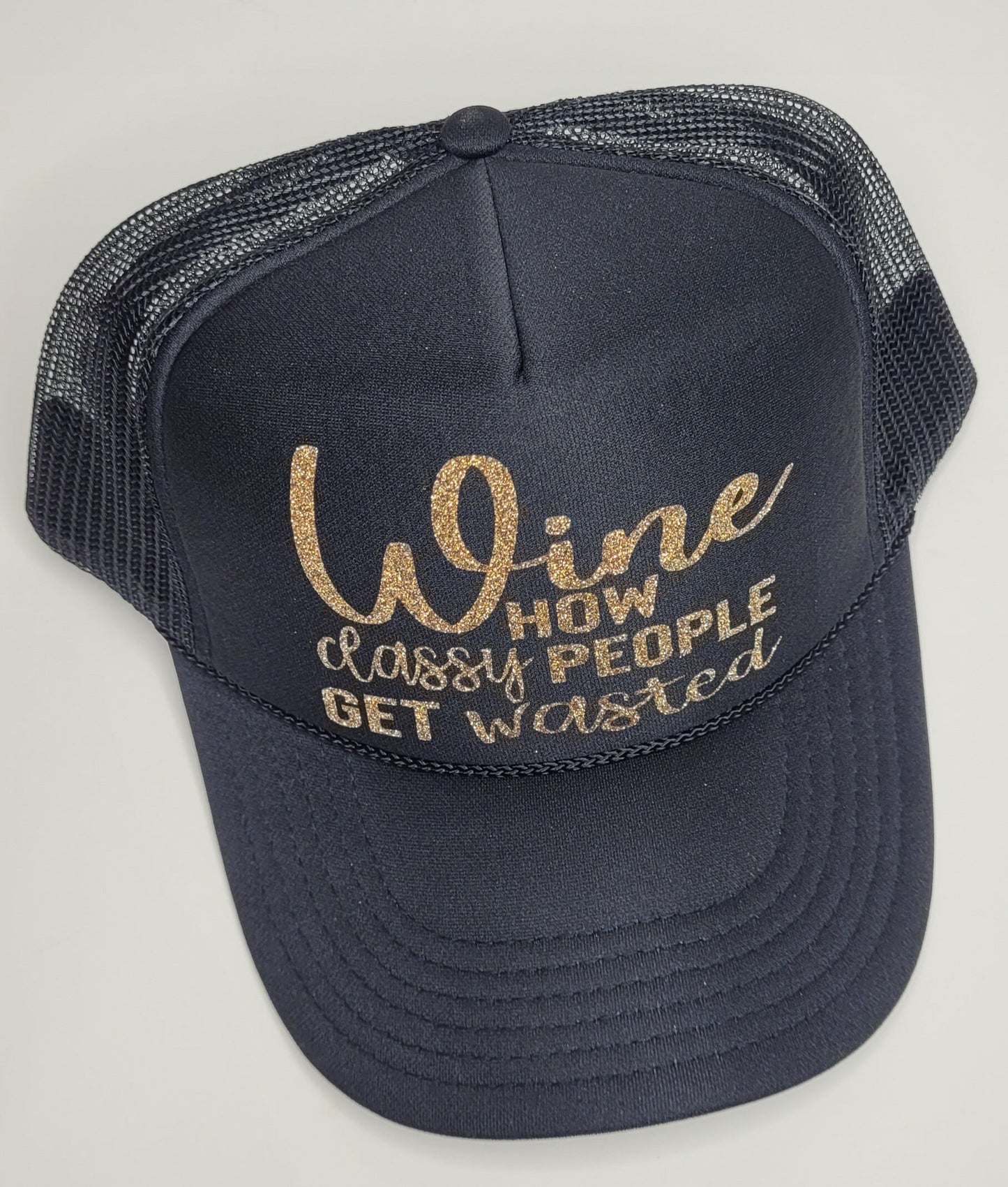 Classy Wine Girl Trucker Hat