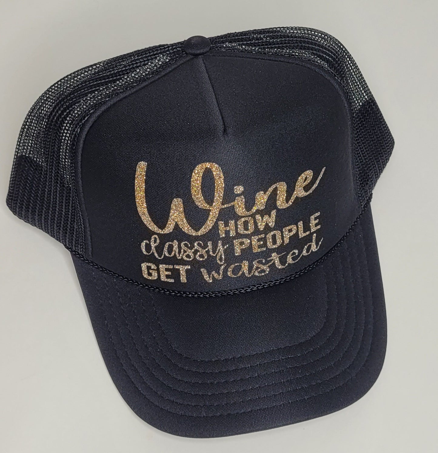 Classy Wine Girl Trucker Hat
