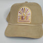 Be the Sunshine Corduroy Hat | Retro Patch Hat | Tan Rope Hat | Adjustable Snapback | Happy Vibes Hat | Positive Gift for Her