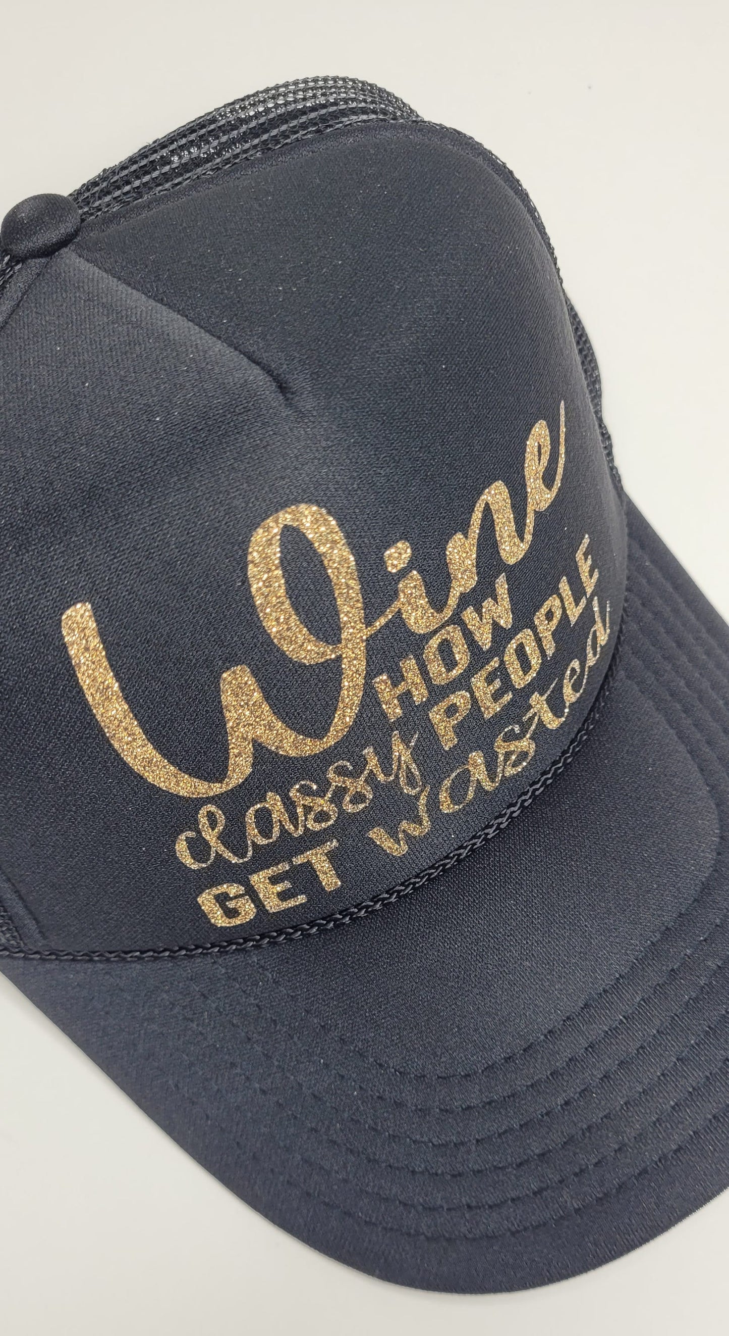Classy Wine Girl Trucker Hat