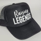 Raising Legends Trucker Hat | Mom Life Hat | Cool Mom Hat | Baseball Mom Cap | Boy Mom Girl Mom Gift | Mother’s Day Gift Idea