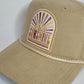 Be the Sunshine Corduroy Hat | Retro Patch Hat | Tan Rope Hat | Adjustable Snapback | Happy Vibes Hat | Positive Gift for Her