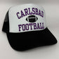 Glitter Vinyl Purple and Black Football