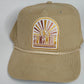 Be the Sunshine Corduroy Hat | Retro Patch Hat | Tan Rope Hat | Adjustable Snapback | Happy Vibes Hat | Positive Gift for Her