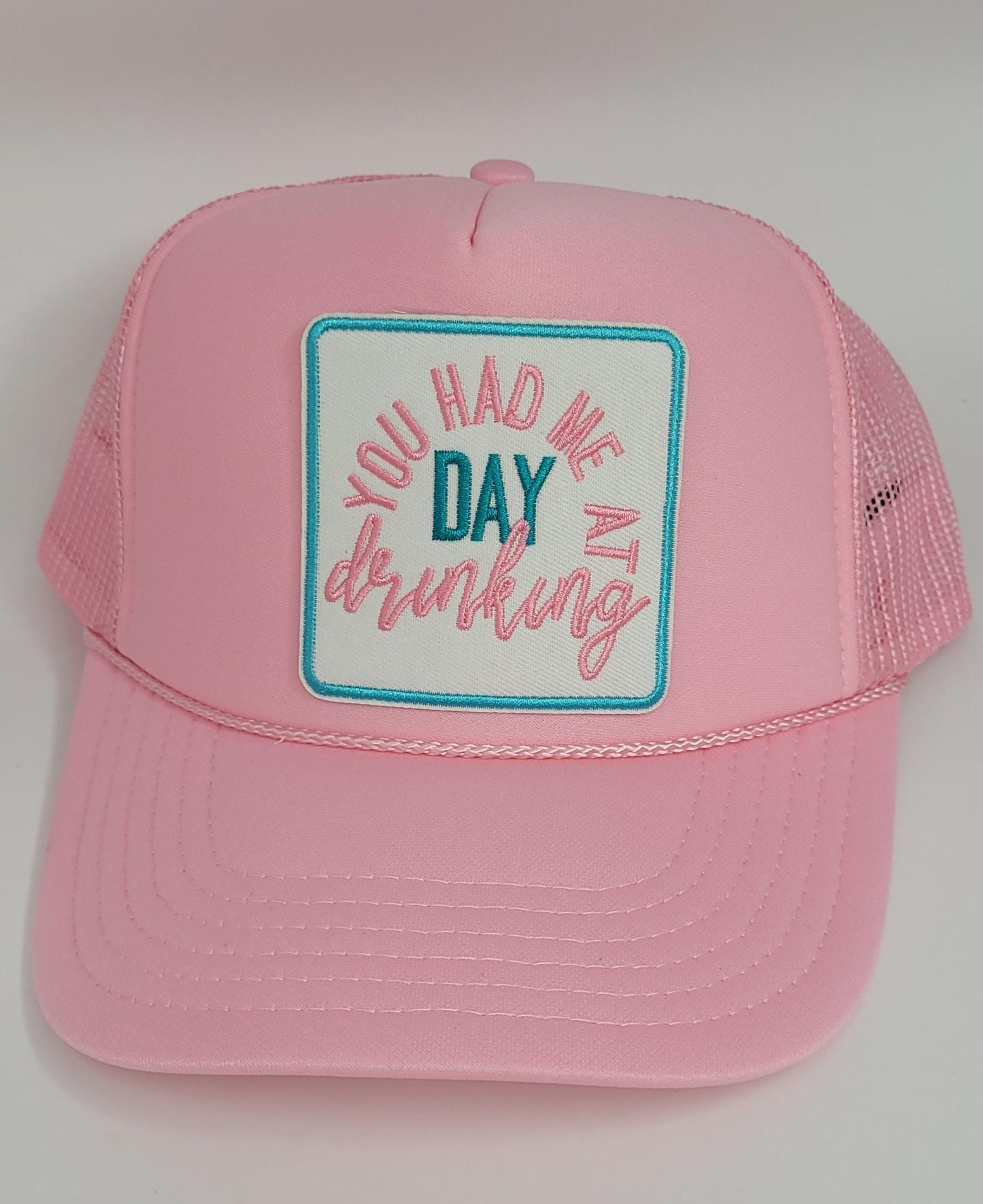 You Had Me at Day Drinking funny Trucker Hat | Humorous Spring Break or Summer Day Drinking Hat