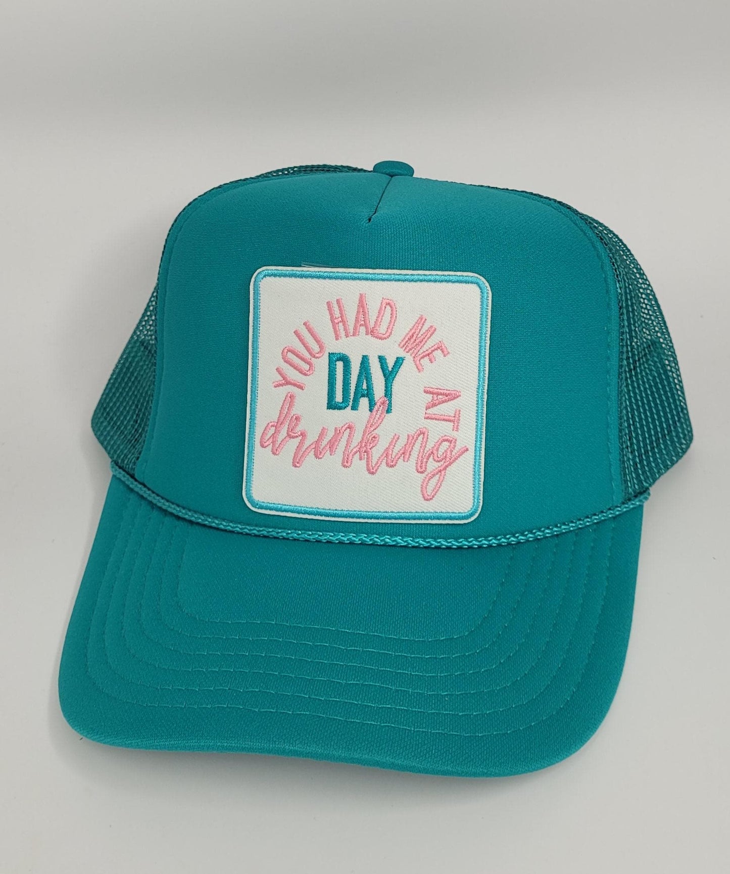You Had Me at Day Drinking funny Trucker Hat | Humorous Spring Break or Summer Day Drinking Hat