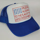 I Pledge Allegiance Hat – USA Patriotic Trucker Hat – 4th of July Hat – American Flag Mesh Hat – Red White Blue Hat – Freedom Hat