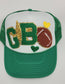 Custom Inspired Green Bay Packers Unique Patch Hat | Unique Packers Fan Mesh Hat