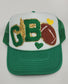 Custom Inspired Green Bay Packers Unique Patch Hat | Unique Packers Fan Mesh Hat